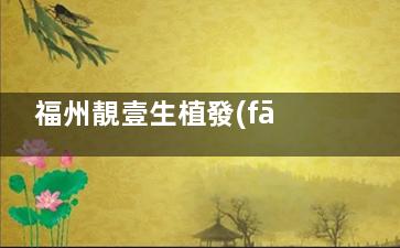 福州靚壹生植發(fā)價(jià)格表2025版！從詢問到術(shù)后，這份攻略幫你省下冤枉錢！